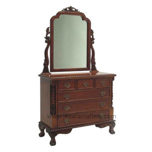 Victorian Dressing Table 6 Drawers Small MH-DM003